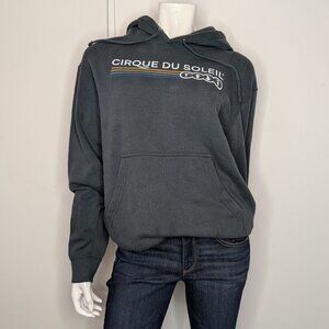 Cirque du Soleil Retro Look Pullover Hoodie Size Sm -Unisex Grey - NEW DESIGN